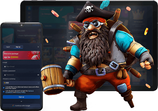 Create an account with Tycoon Casino