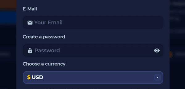 complete the registration form