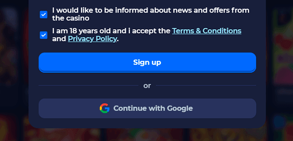 choose a registration method